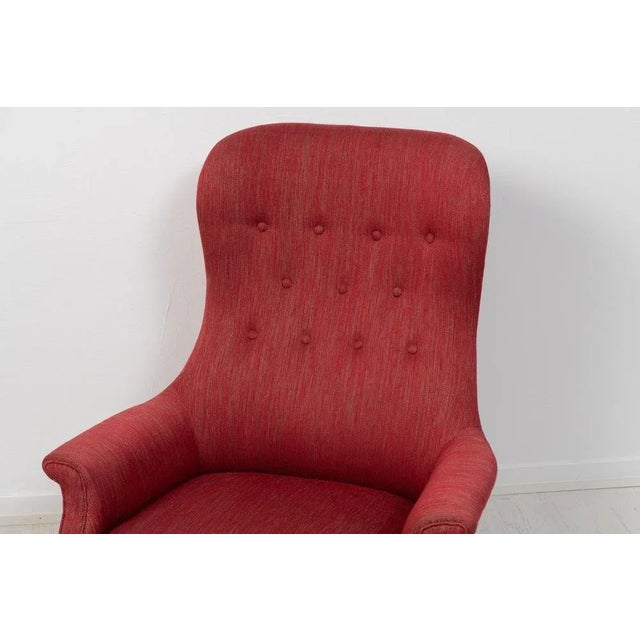 Mid-Century Modern Armchair by Carl Malmsten For Sale - Image 10 of 12