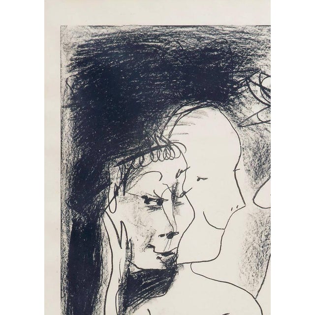Pablo Picasso, Le Vieux Roi, 1959, Lithograph, in Flawless conditions. Designed 1950 to 1959