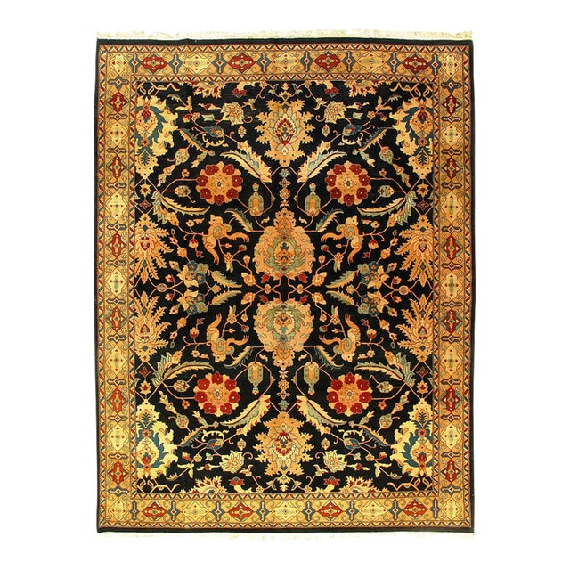 Pasargad DC Rust Fine Hand Knotted Augra Rug For Sale