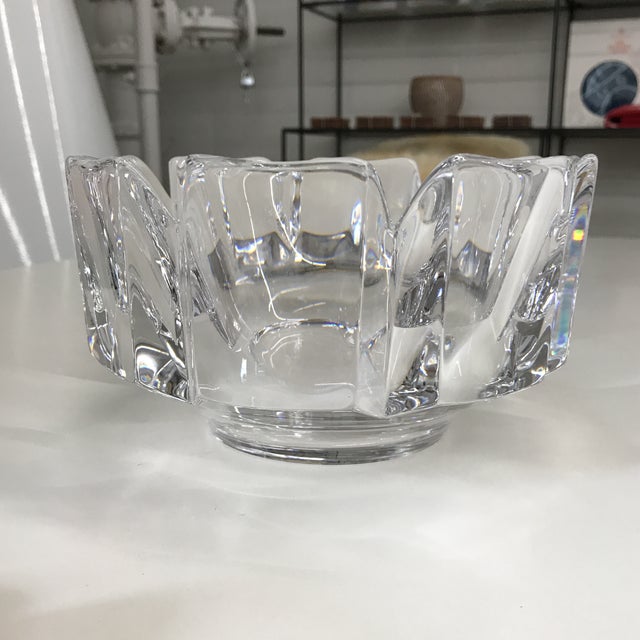 Orrefors Swedish Crystal Bowl Chairish