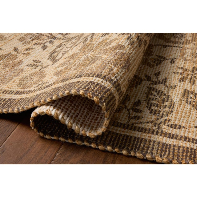 Loloi Rugs Chris Loves Julia x Loloi Rue Bark / Mocha 7'-6" x 9'-6" Area Rug For Sale - Image 4 of 6