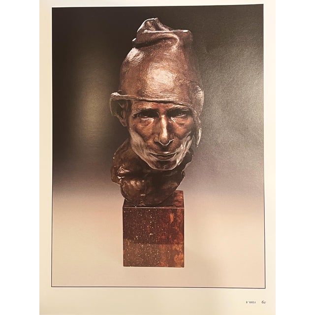 Italian Bronze Sculpture Bust “The Wagoner" (1879) by Achille d'Orsi For Sale - Image 15 of 18