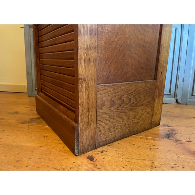 Vintage Roller Shutter Cabinet Filling or Music Cabinet, France, 1960s For Sale - Image 6 of 15