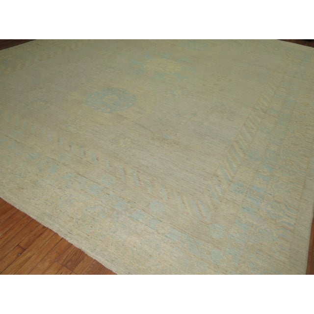 Late 20th Century Large Khotan Rug - 12'6" x 16' For Sale - Image 4 of 13