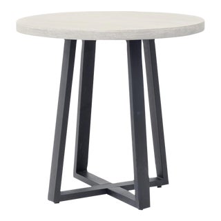 Four Hands Cyrus Round 32" Dining Table, Grey For Sale