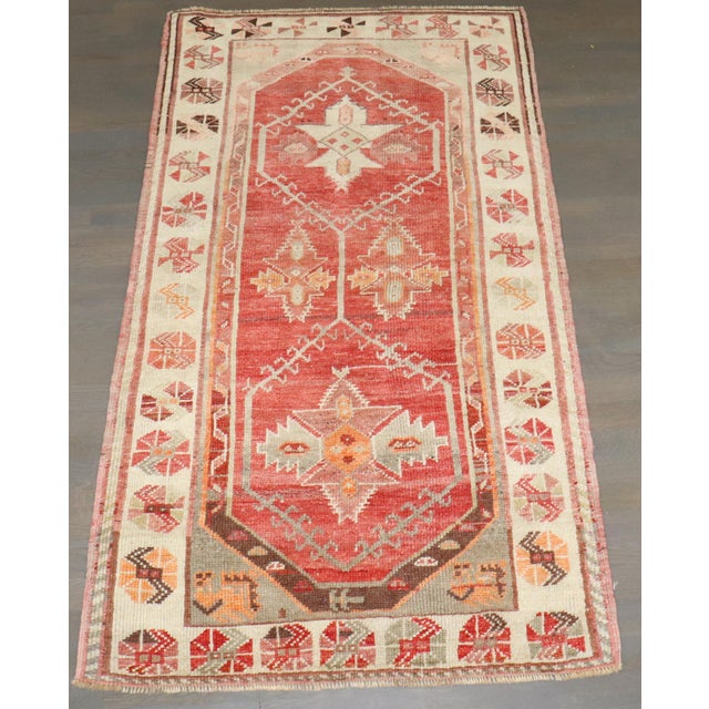 Early 20th Century Zabihi Collection Turkish Oushak Small Rug - 3'1" x 5'7" For Sale - Image 4 of 8