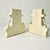 Cream 1988 Vintage Italian Corinthian Roman Empire Architectural Plaster Bookends - A Pair. For Sale - Image 8 of 16