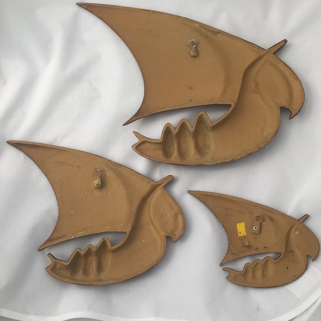 Mid-Century Sexton Viking or Norse Ships Wall Art - Set of ...