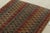 1960s Vintage Distressed Zeki Müren Rug in Red, Gold, Blue, Pink Retro Pattern For Sale In New York - Image 6 of 7