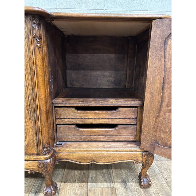 Antique French Country Louis XIV Buffet Sideboard Server For Sale - Image 9 of 18