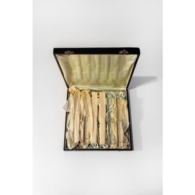 1950s Italian Glass Butter Knives, 1950s, Set of 6 For Sale - Image 5 of 7