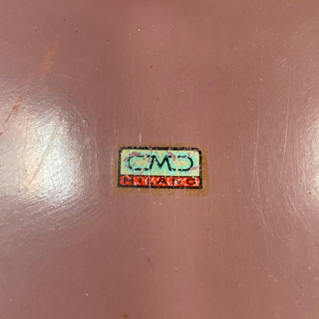 Paper Italian Lacquered Goatskin Stool in the Manner of Aldo Tura, 1960s For Sale - Image 7 of 18