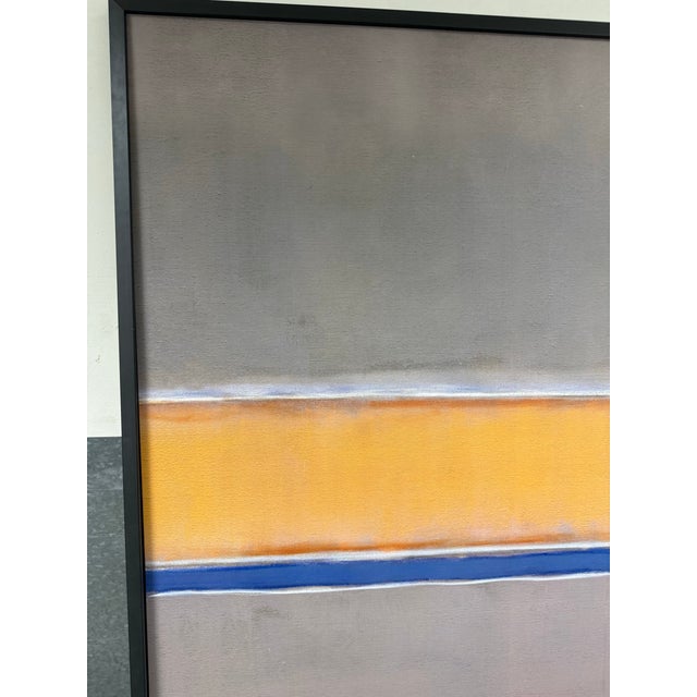 Paper Wendover Art Group "Chance Encounter" Framed Abstract Artwork Print For Sale - Image 7 of 12