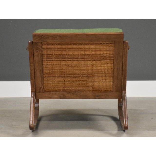 1960s Lawrence Peabody Refinished Mid Century Modern Rocking Chair For Sale - Image 9 of 9