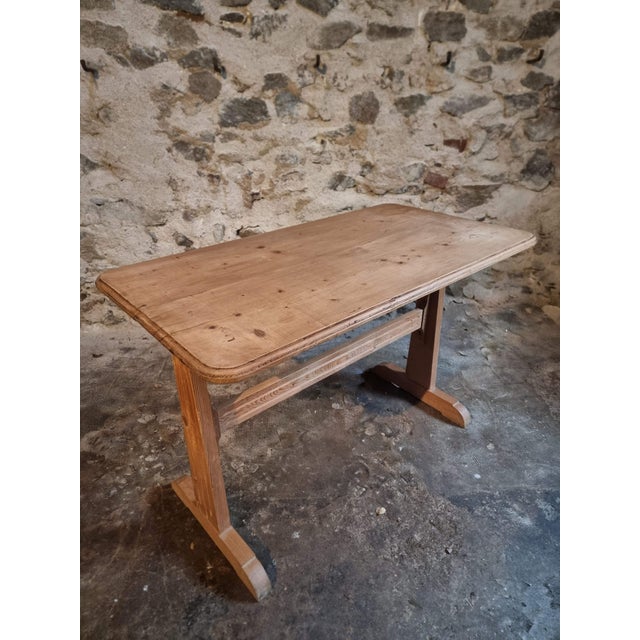 French Bistro Table in Pine, 1930s For Sale - Image 15 of 15