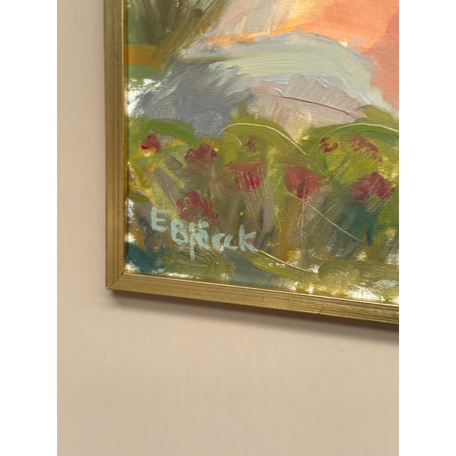 E. Björck, Serene Landscape, 1988, Oil Painting on Canvas, Framed For Sale - Image 4 of 15