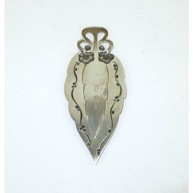 Georg Jensen Denmark Sterling Silver Bookmark, 1940's For Sale In Atlanta - Image 6 of 10