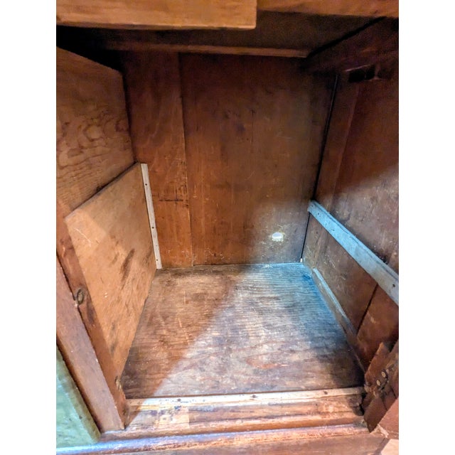 19th Century Antique Primitive Jelly Cupboard Cabinet Dry Sink Washstand For Sale - Image 13 of 18