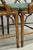 Vintage Chinese Chippendale Faux Bamboo Wood Fretwork Dining Arm Chairs - A Pair For Sale - Image 10 of 14