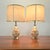 Metal Mid 20th Century Wescal Atomic Ceramic Table Lamps With Original Fiberglass Shades - a Pair For Sale - Image 7 of 15