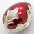 Vintage Italian Handmade Sterling Silver 925 and Red Enameled Egg-Shaped Box, Florence, Italy, 1980s For Sale - Image 13 of 13