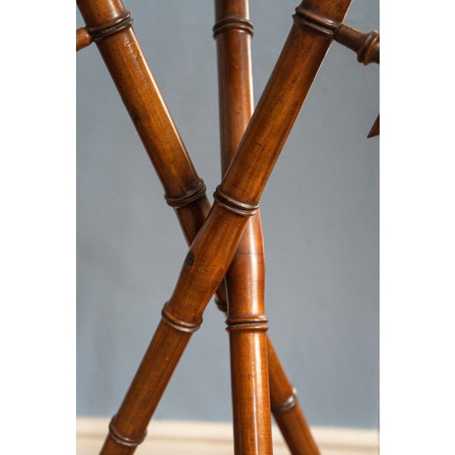 Vintage Bamboo Plant Stand For Sale - Image 3 of 7