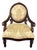 Louis XVI Style Floral Upholstered Fauteuil Armchair For Sale