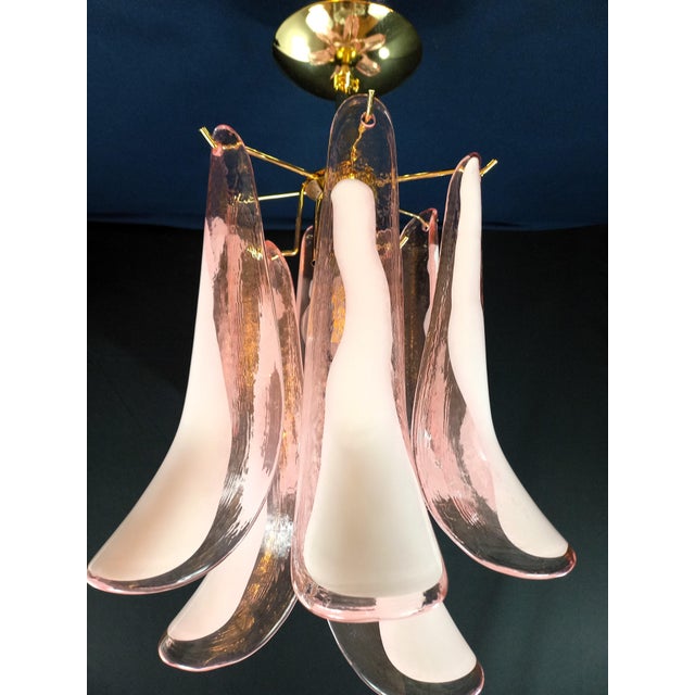 Vintage murano ceiling lamp, reminiscent of the art deco and mazzega styles of the 1970s. Created in 1972, this ceiling...