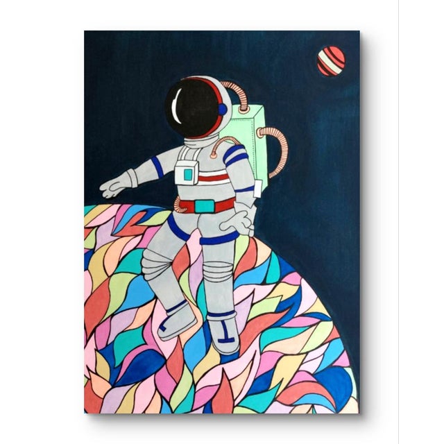 Priscilla Bilijam, Art Planet, 2024, Acrylic on Canvas For Sale - Image 6 of 6