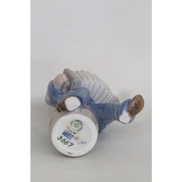 Royal Copenhagen Boy With Accordion Figurine 4587b For Sale In Miami - Image 6 of 11