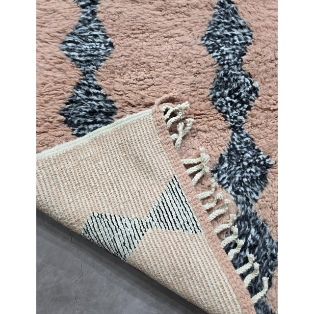 Blush Beige Moroccan Rug - 10.1 X 6.4 Ft For Sale In Cleveland - Image 6 of 9