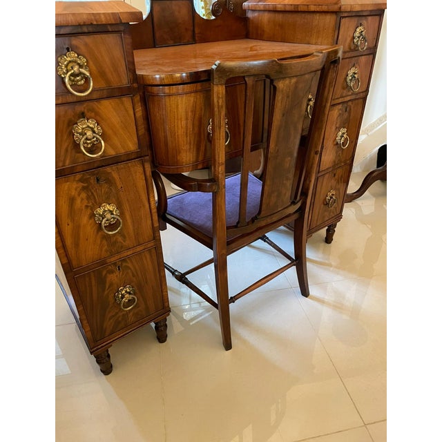 19th Century Antique Regency Mahogany Secretaire, 1815 For Sale - Image 5 of 18