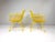 Russell Woodard 1950s Pair of Yellow "Sculptura" Collection Chairs by Russell Woodard For Sale - Image 4 of 8