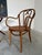 1970s Thonet Steamed Bentwood + Cane Desk Chair Armchair Heart Motif For Sale - Image 5 of 12