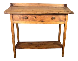 Edwardian Pitch Pine Clerk Desk