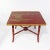 Pair of Vintage Chinoiserie Red Lacquer Side Tables With Faux Bamboo Legs For Sale - Image 4 of 18