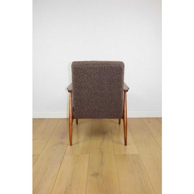 Brown Fox Lis Chair in Chocolate Brown Lamb, 1970s For Sale - Image 8 of 15