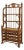 Rattan Bamboo Backers Rack-Bar For Sale
