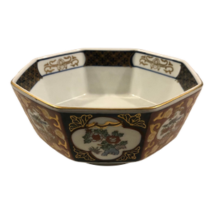1970s Decorative Imari Octagonal Bowl (6.5”)