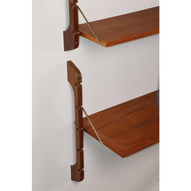 Scandinavian Modular Wall Bookcase from Blindheim Møbelfabrik, 1960s For Sale - Image 10 of 18