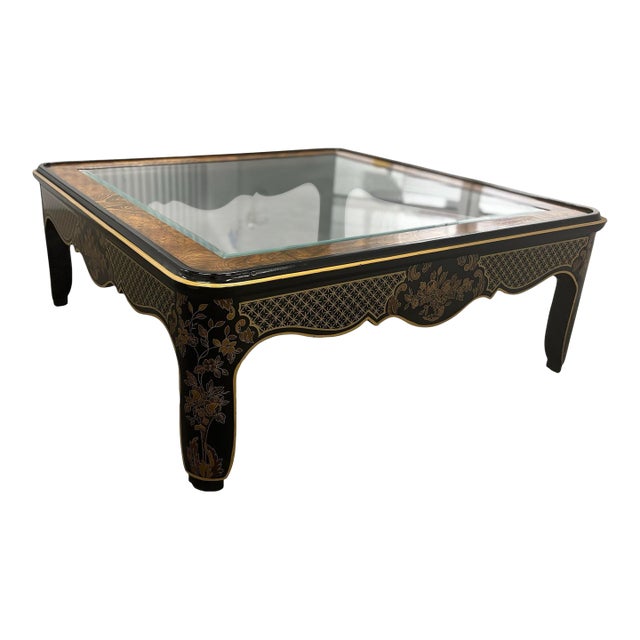 Chinoiserie Drexel Heritage Art Cetera Coffee Table For Sale