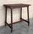 19th Spanish Walnut Side Table with Turned Legs and Iron Stretcher For Sale - Image 10 of 18