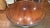 Transitional Two-Tone Round Pedestal Dining Table With Carved Apron For Sale - Image 3 of 7