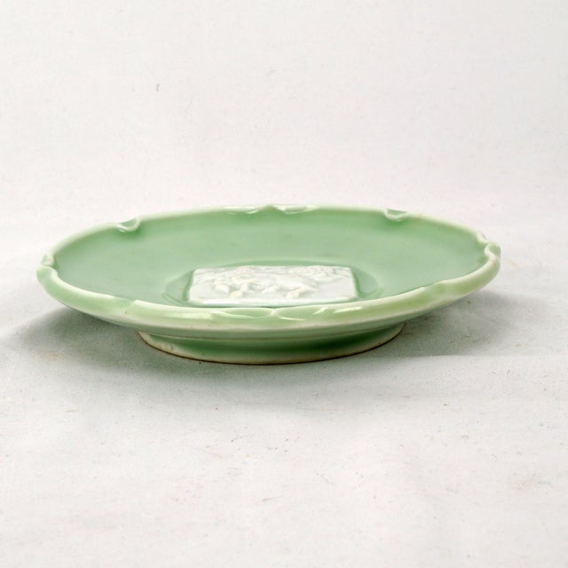 Japanese Celadon Kirin Plate Meiji Period For Sale In Phoenix - Image 6 of 6