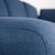 Modern Tyme Fabric & Wood Corner Sofa in Blue from MYCS For Sale - Image 3 of 14