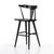 Contemporary Four Hands Ripley Bar Stool - Black Oak For Sale - Image 3 of 10