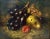 Antique Still Life Fruits Oil on Canvas English Oil Painting Giltwood Frame For Sale - Image 4 of 9