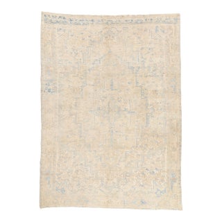 Vintage Persian Heriz Rug, 08'00 X 10'11 For Sale
