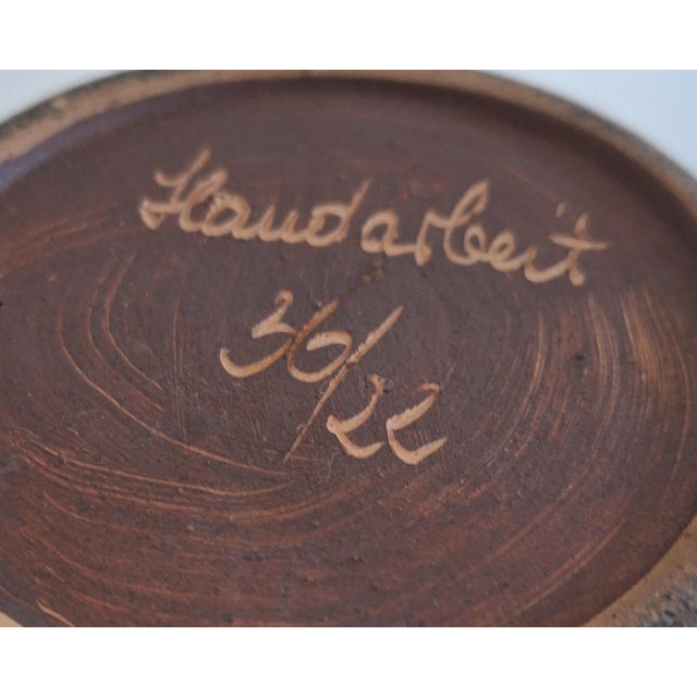 1970s Vintage German Handcrafted Ceramic Jug, 1970s For Sale - Image 5 of 6