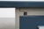 1960s Gispen Industrial "7804" Desk With Blue Drawer Fronts and Linoleum Writing Top For Sale - Image 5 of 13